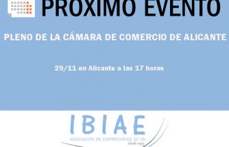 IBIAE asistirá a la reunión del pleno de la Cámara de Comercio de Alicante